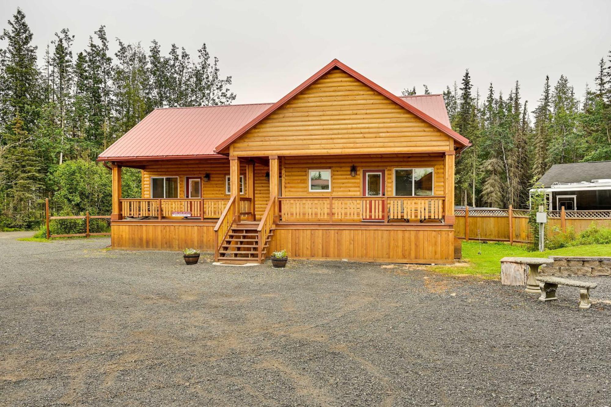 Fishermans Cabin In Soldotna Near Kenai River! Kültér fotó